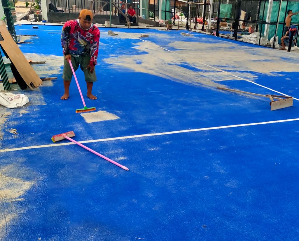 padel court maintenance