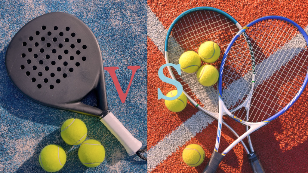 padel vs tenis Ilustration