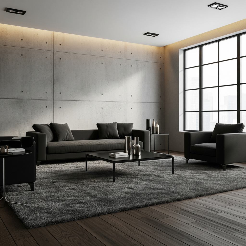 Rumah minimalis gaya industrial