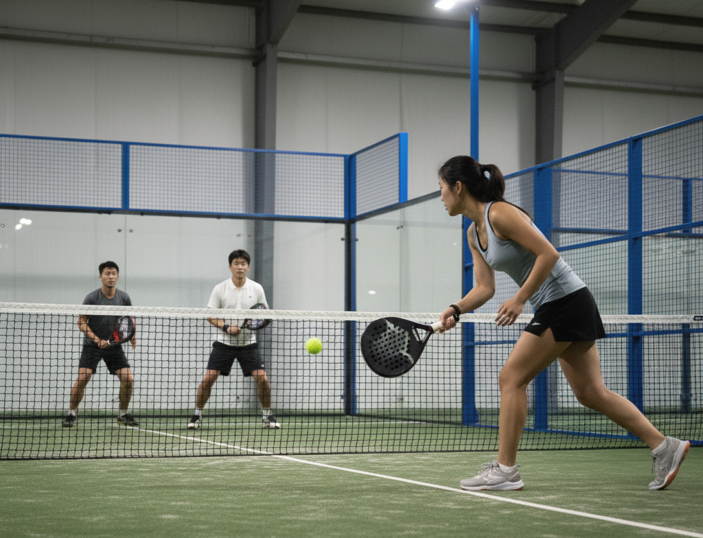 lokasi strategis lapangan padel di jakarta