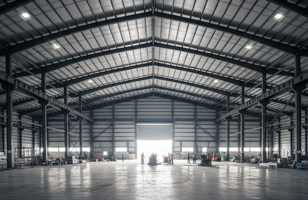 Tahapan Pembangunan Gudang di Surabaya