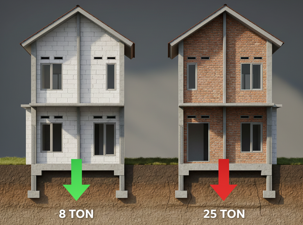 bata vs hebel untuk bangunan lantai 2