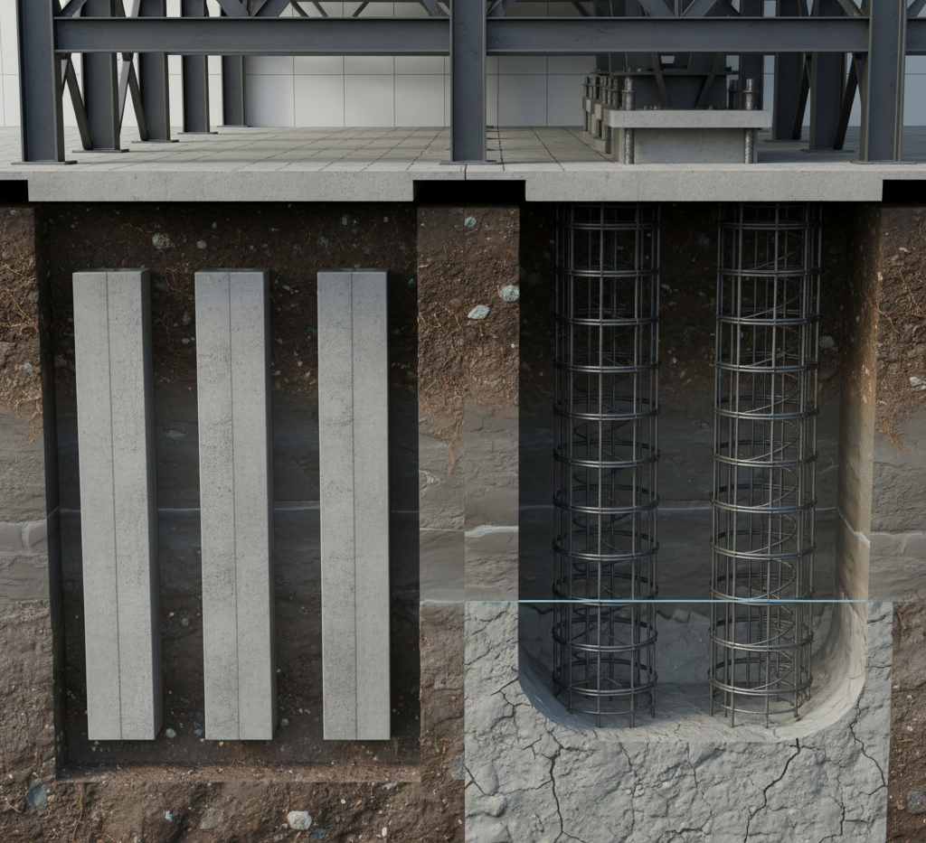 bore pile vs tiang pancang