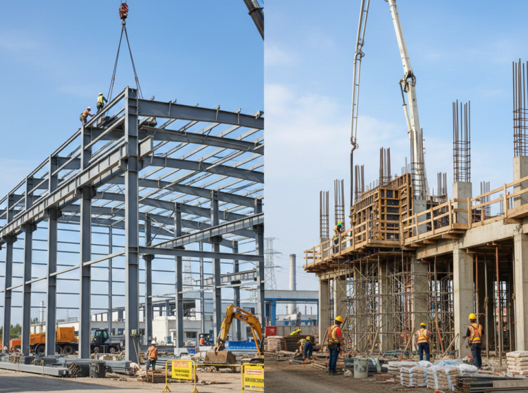 struktur baja vs beton