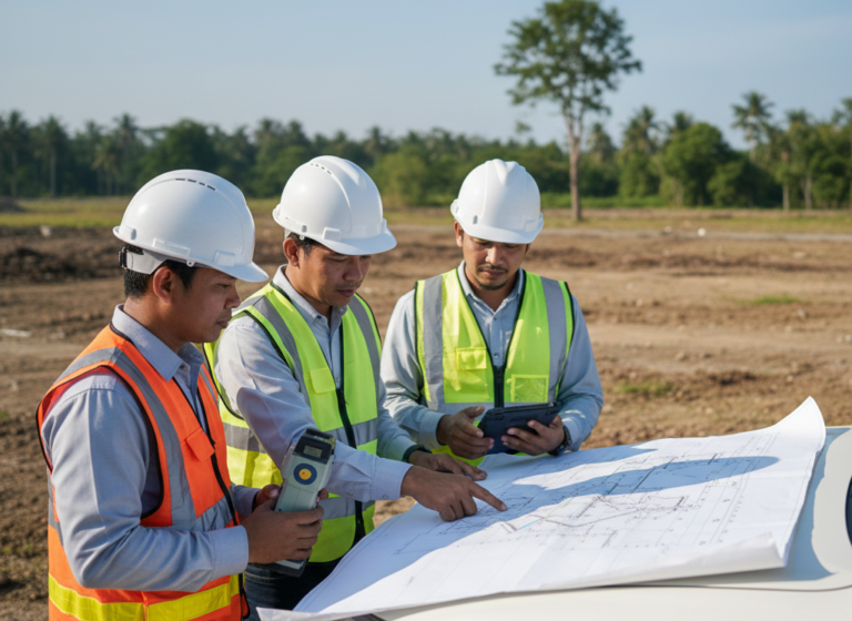 survey untuk pembangunan gudang