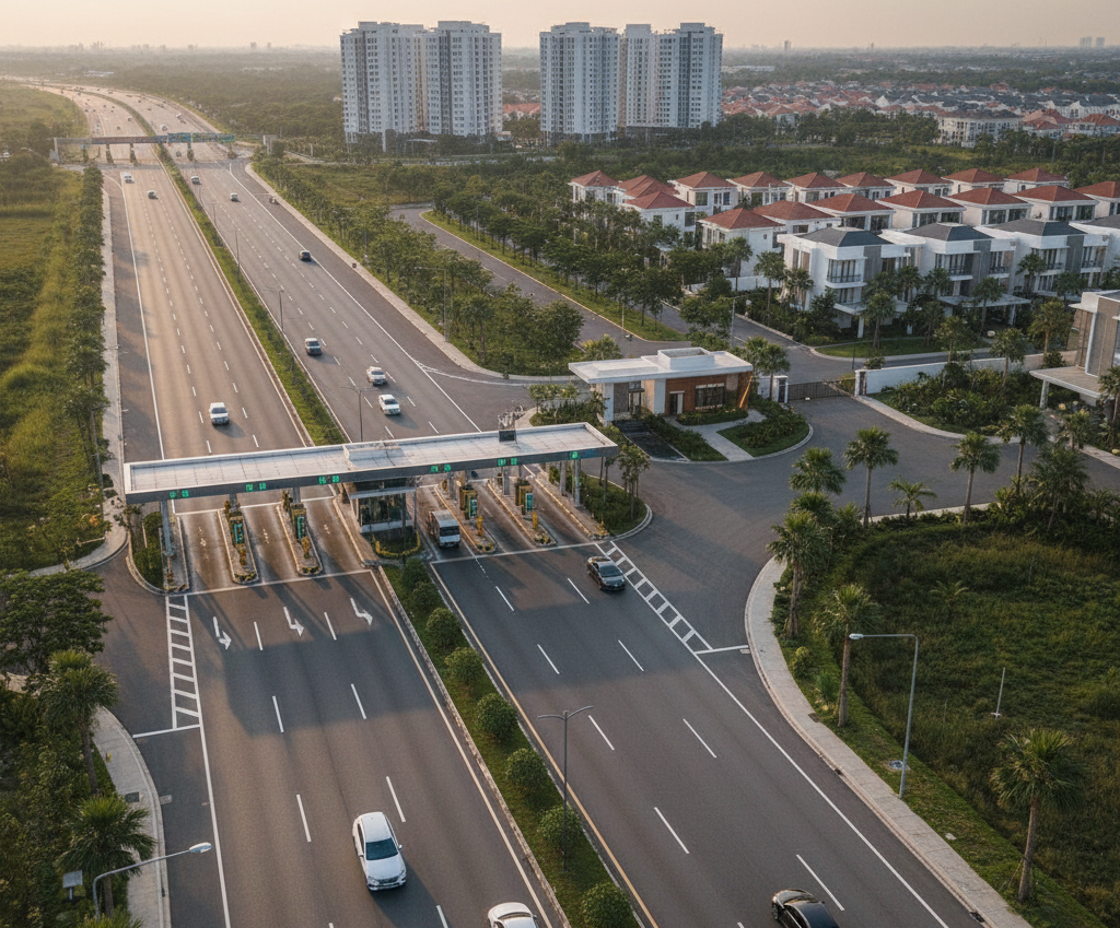 akses tol Rumah Mewah Tangerang