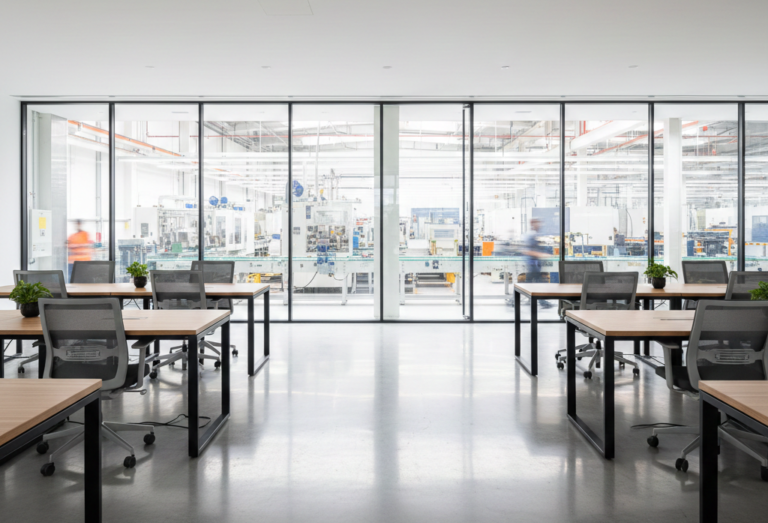 kantor di dalam pabrik