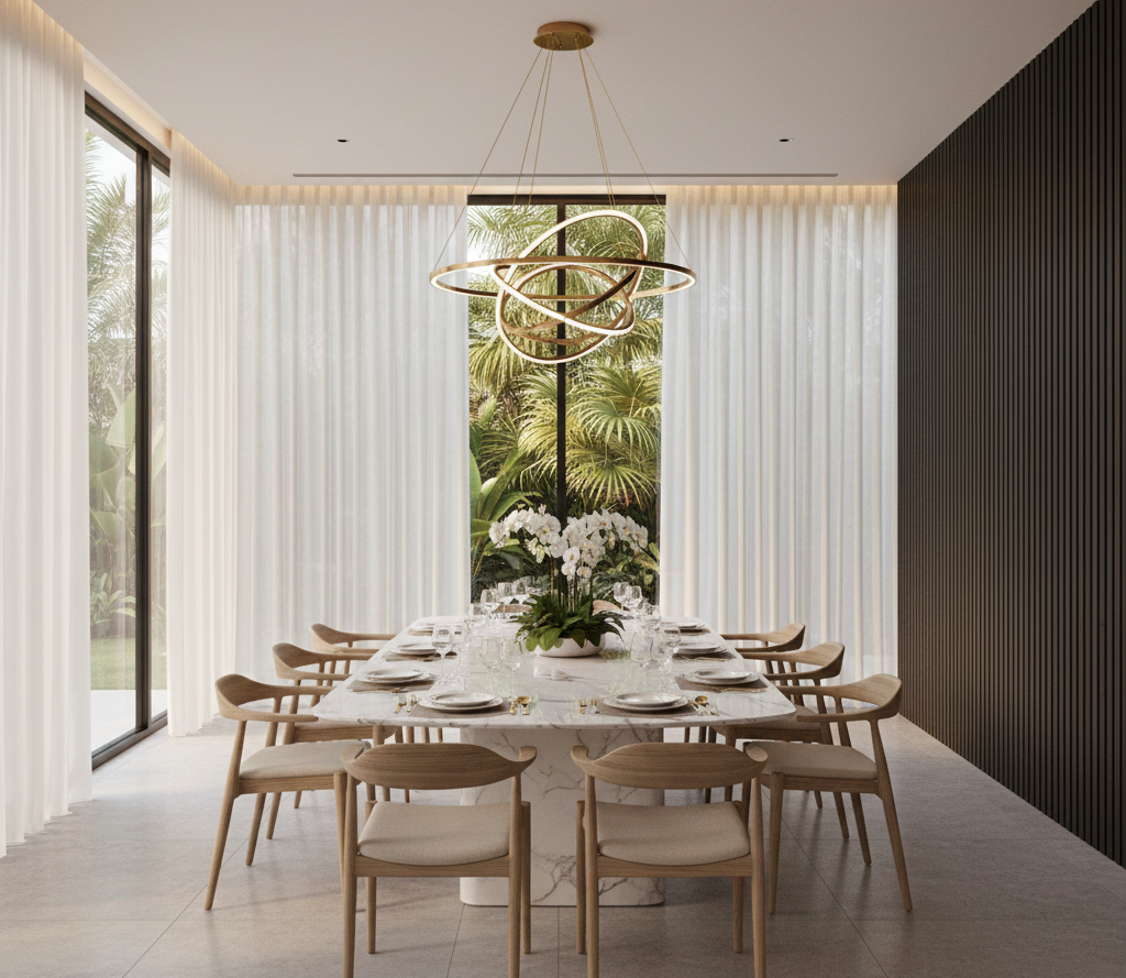 meja makan rumah mewah tangerang