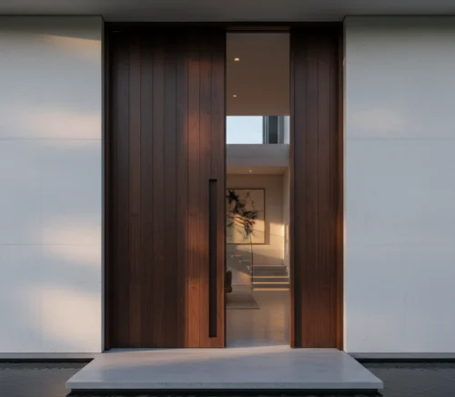 pintu pivot entrance minimalis 2 pintu mewah