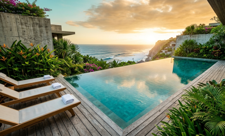 Luxury infinity pool villa in Uluwatu Bali