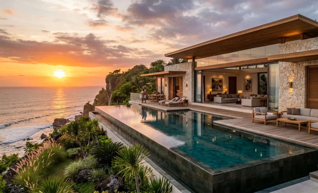 ultra modern luxury villa in Uluwatu, Bali