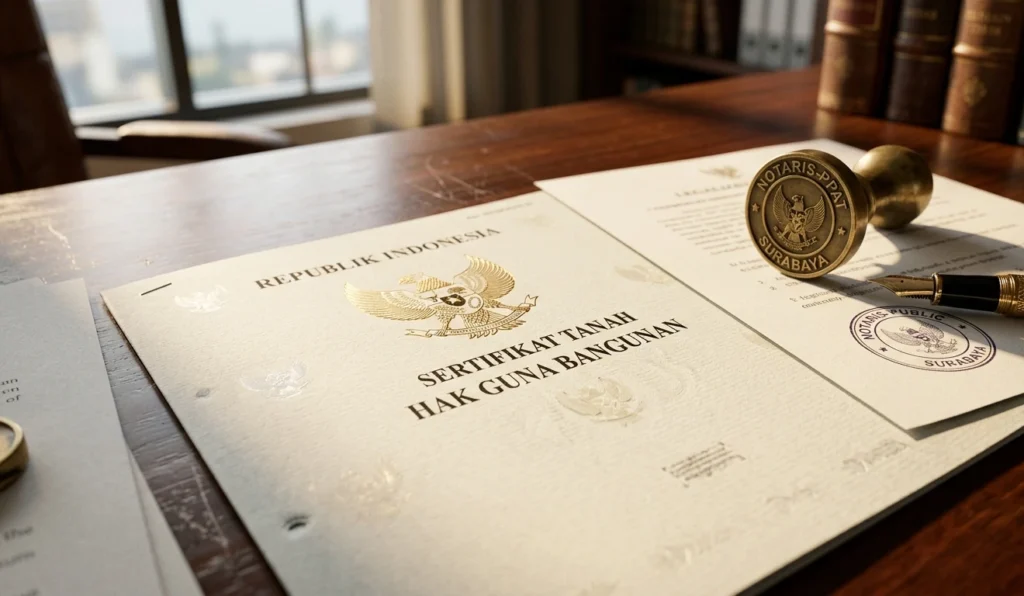 formal Indonesian land ownership certificate