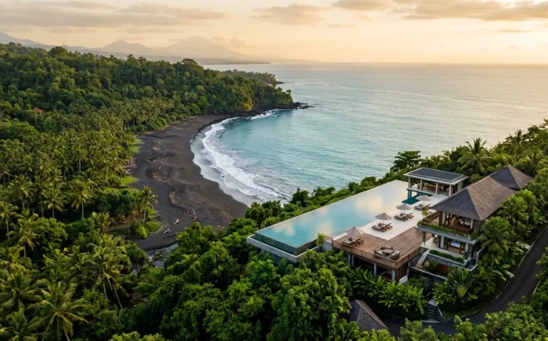 luxury infinity pool villa
